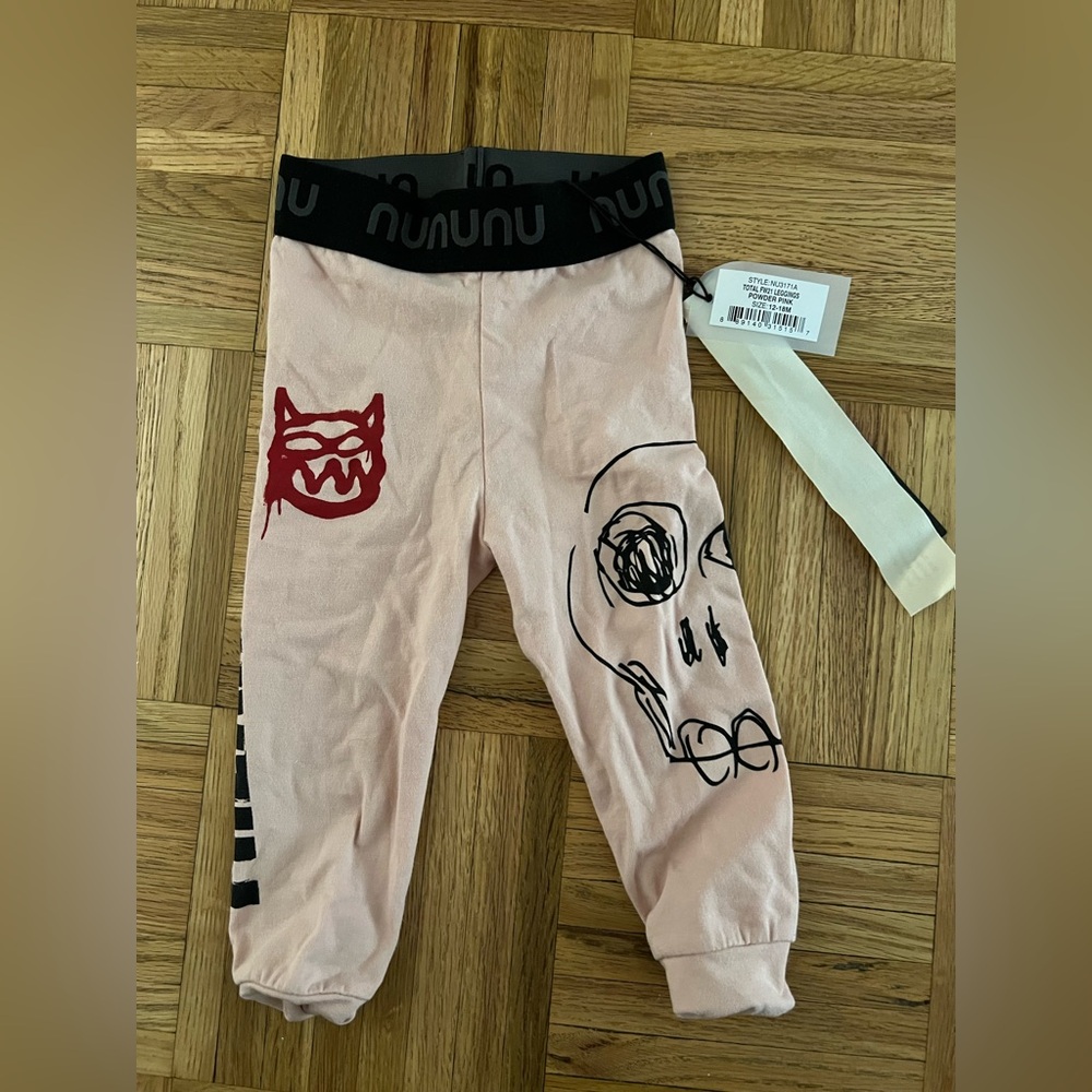 Nununu Powder Pink Baby Pants